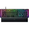 Razer BlackWidow V4 (Green Switch)   Clavier de Jeu mécanique Snap Tap (commutateurs mécaniques Clicky, 6 Touches Macro, Touches ABS doubleshot, Chrome RVB) QWERTZ Disposition Allemande | Noir
