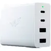 Razer USB-C GaN Charger - Chargeur portable rapide (2X USB-C, 2X USB-A avec ports US, EU et UK) Mercury