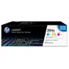 HP 304A CF372AM pack de 3, toners d'origine, cyan magenta et jaune