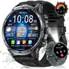 Militaire Montre Connectée Homme Avec 1,85'' Hd Grand Écran/Led Lampe/...