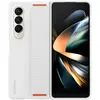 Samsung Coque pour Galaxy Z Fold4 Antichocs en Silicone avec Lanière Blanc - Neuf