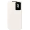 Etui Smart View Avec Porte Carte Samsung Galaxy S23 5g Crème