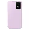 Etui Smart View avec porte-carte pour Samsung Galaxy S23+ 5G Lilas