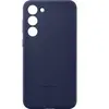 Coque en silicone Samsung Coque en silicone bleue pour Galaxy S23 Plus