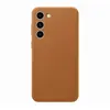 Coque en cuir - SAMSUNG - Galaxy S23+ - Beige - Semi-rigide - Mixte