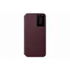 Etui Folio Smart Clear View pour Samsung Galaxy S22+ Bordeaux