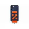 Coque En Silicone Avec Laniere Pour Samsung Galaxy S22+ Bleu Marine