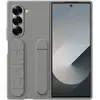 Samsung Galaxy Coque en Silicone avec Support pour Galaxy Z Fold6 Gris
