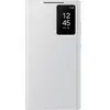 Samsung Étui Smart View Blanc avec porte-carte - Galaxy S24 Ultra
