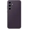 Coque en silicone avec lanière pour Samsung Galaxy S24+ Violet Foncé