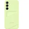 Coque avec porte-carte pour Samsung Galaxy A35 5G Vert Clair TU