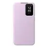 Étui portefeuille Samsung Smart View Lavande pour Samsung Galaxy A35 5G