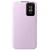 Etui Folio Smart S View Cover pour Samsung Galaxy A55 5G Lavande