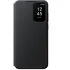 Étui portefeuille Smart View noir pour Samsung Ef-Za556Cbegww A55 5G A556