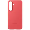 Original Coque en silicone Samsung Galaxy S25 - Rouge
