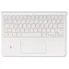 Samsung EF-DX725 QWERTZ Allemand Pogo Pin Blanc