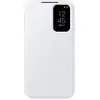 Étui portefeuille Samsung Smart View, coque blanche pour Galaxy S23 FE
