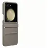 Samsung Galaxy Z Flip 5 Flap Eco Leather Case Etoupe - EF-VF731PAEGWW