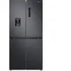 Samsung Réfrigérateur américain 83.3cm 488l ventilé noir mat - RF48A401EB4