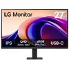LG Electronics LG 27U631A-B Ecran PC bureautique 27" - Dalle IPS résolution QHD (2560x1440), 5ms 100Hz, HDR 10, sRGB 99% (CIE1931), inclinable, HDMI 2.0, USB-C (15W)