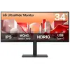 LG 34BA75QE-B 34" LCD Wide Quad HD 5 ms Noir 34BA75QE-B