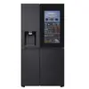 Lg Instaview Gsxe91evad Frigo Américain Pose Libre 628 L D Noir