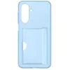 Coque avec porte-carte Bleu Arctique pour Galaxy A17 4G et 5G