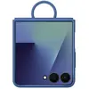Coque silicone bleu marine avec anneau pour Samsung Galaxy Z Flip7