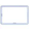 Coque avec bords renforces, fonction Stand pour Galaxy Tab S11 - Bleu