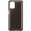 Coque Samsung Soft Clear Cover Noire pour Samsung Galaxy A12