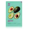 Holika Holika Pure Essence Avocado masque apaisant en tissu 20 ml