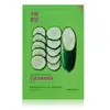 Holika Holika Pure Essence Cucumber masque tissu apaisant pour peaux sensibles sujettes aux rougeurs 23 ml