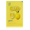 Holika Holika Pure Essence Lemon masque tissu adoucissant et rafraîchissant à la vitamine C 20 ml