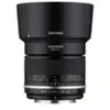 Objectif Samyang MF 85mm F1.4 MK2 Monture Fuji X Parasol Amovible Noir