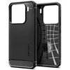 SPIGEN Rugged Armor - Coque de protection pour téléphone portable - polyuréthanne thermoplastique (TPU) - noir - pour Xiaomi 15