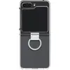 Coque avec anneau pour Samsung Z Flip 5 Transparent