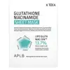 Aplb Glutatione Niacinamide Maschera in Tessuto Illuminante 25ml