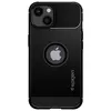 Coque pour iPhone 13 - Spigen - Rugged Armor - Noir - Antidérapante - Souple