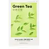 Missha Airy Fit Green Tea masque apaisant en tissu au thé vert 19 g