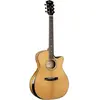 Cort GOLD EDGE Natural Gloss guitare folk électro-acoustique avec étui