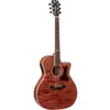 Cort GA5F-FMH Open Pore Natural Guitare Jumbo acoustique-électrique