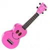 Mahalo U-Smile-Pk - Ukulele Smiley Rose + Housse
