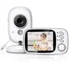 YULINLAND Baby Monitor-Vidéo Sans Fil Multifonctions -Moniteur 3.2" LCD - Contrôle température - Vision nocturne - Connexion jusqu'à 256 m
