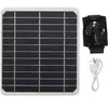 FLAMMKRAFT Panneau Solaire Portable 20w Étanche Avec Port Usb-c Et Dc,...