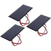 FLAMMKRAFT Panneau Solaire 6v 1w Avec Câble 30cm - Lot De 3 Modules Én...