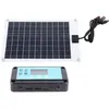 ALLAUVE Panneau Solaire 50w Avec Contrôleur Mppt 100a Pour Batterie 12...