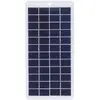 ALLAUVE Panneau Solaire Polycristallin 5w 12v Portable, Haute Transpar...