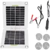 ALLAUVE Panneau Solaire Pliable 10w, Chargeur De Batterie Portable Pou...