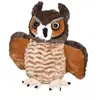 Wild Republic chouette en peluche junior 30 cm en peluche marron
