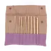 Pony Set de 8 crochets bois d'érable du n° 3 à 8 avec pochette - Vert ...